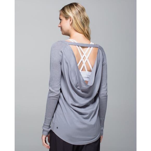 Lululemon Unity Pullover Heathered Fossil / Fossil 10 - Picture 9 of 9